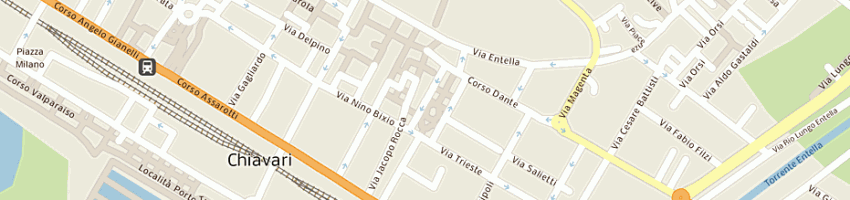 Mappa della impresa bar franco a CHIAVARI