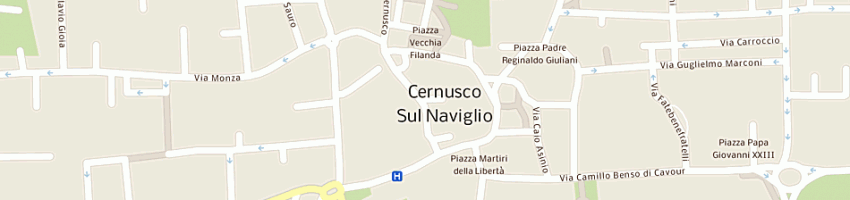 Mappa della impresa de riva ivano a CERNUSCO SUL NAVIGLIO