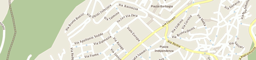 Mappa della impresa studio grafico mone' art and design a NUORO