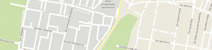 Mappa della impresa coop laser a rl a CONCOREZZO