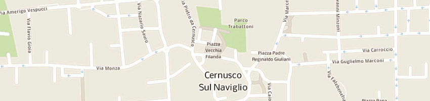 Mappa della impresa cvz snc di vanoli davide e zanon lorenzo a CERNUSCO SUL NAVIGLIO