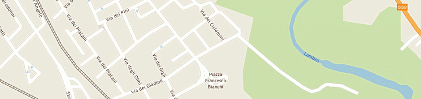 Mappa della impresa sud milanese srl a MELEGNANO