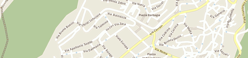 Mappa della impresa ruju cicalo' a NUORO