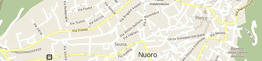 Mappa della impresa gioval snc di dettori giovanni e scanu valentina a NUORO