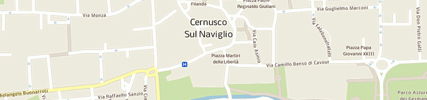 Mappa della impresa chicco bar di simi srl a CERNUSCO SUL NAVIGLIO