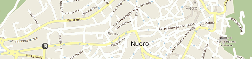 Mappa della impresa cattedrale di nuoro a NUORO
