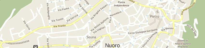 Mappa della impresa patteri milena a NUORO