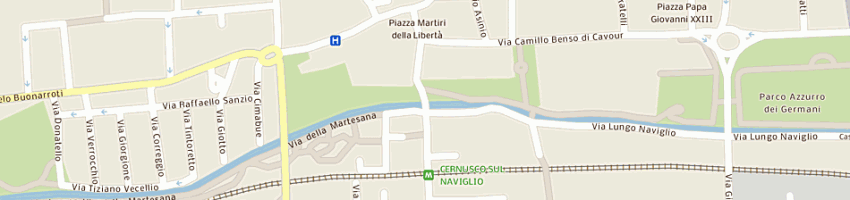 Mappa della impresa bar tabacchi di legori alessandro e c sas a CERNUSCO SUL NAVIGLIO