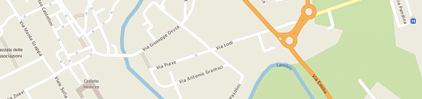 Mappa della impresa bellani paola a MELEGNANO