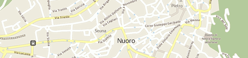 Mappa della impresa azienda usl n 3 a NUORO