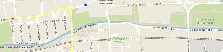 Mappa della impresa la latteria snc di susanna bertoletti e c a CERNUSCO SUL NAVIGLIO
