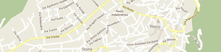 Mappa della impresa giusti studio di ingegneria a NUORO