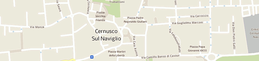 Mappa della impresa ghezzi tarcisio e c snc a CERNUSCO SUL NAVIGLIO