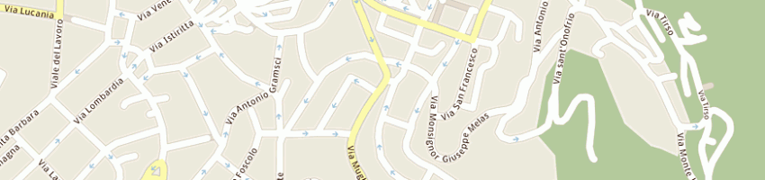 Mappa della impresa outlet a NUORO