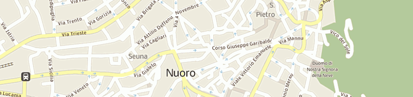 Mappa della impresa campus calzature sdf a NUORO