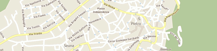 Mappa della impresa museo della vita e delle tradizioni popolari sarde a NUORO