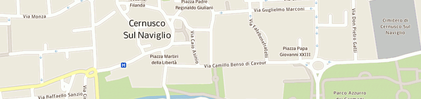 Mappa della impresa m g service di manzini giuseppe a CERNUSCO SUL NAVIGLIO