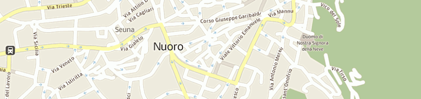 Mappa della impresa cartoleria tino addari di maria antonia pedduzza a NUORO