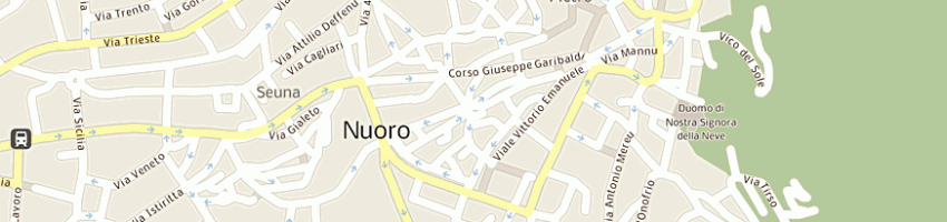 Mappa della impresa pescheria calvisi a NUORO