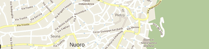 Mappa della impresa pili monica a NUORO