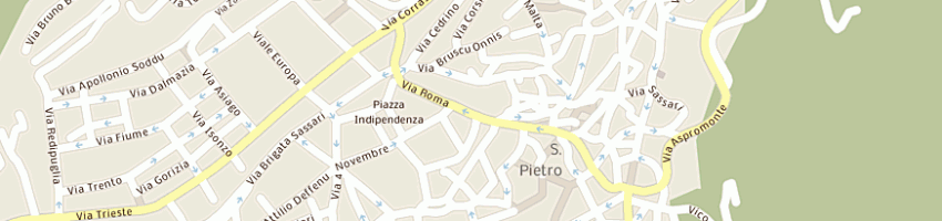 Mappa della impresa croce rossa italiana - uffici amministrativi a NUORO