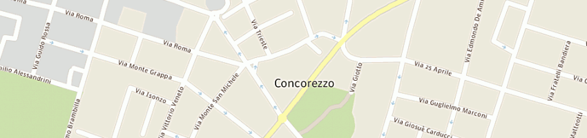 Mappa della impresa biic bianchi (spa) a CONCOREZZO