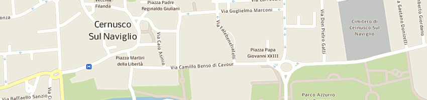 Mappa della impresa comune di cernusco sul naviglio a CERNUSCO SUL NAVIGLIO