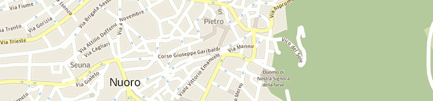 Mappa della impresa sanna giacomo pietro a NUORO