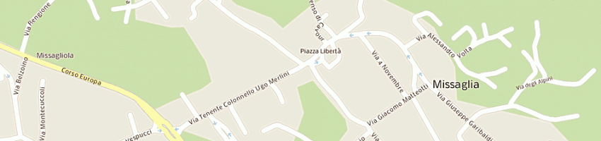 Mappa della impresa caffe' del centro di camozzi giuseppina a MISSAGLIA