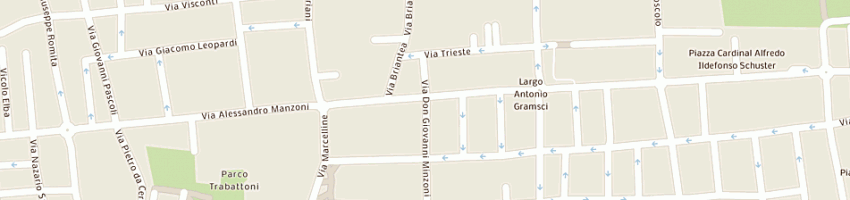 Mappa della impresa pasticceria caprice di teodoro rolando a CERNUSCO SUL NAVIGLIO