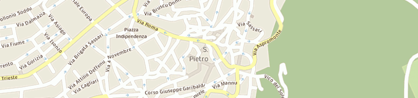 Mappa della impresa ferrando antonella a NUORO
