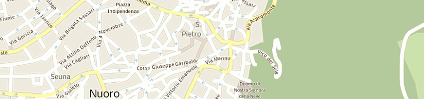 Mappa della impresa studio di contattologia e protesi oculare a NUORO