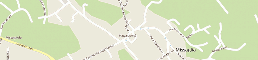 Mappa della impresa cazzaniga francesco a MISSAGLIA