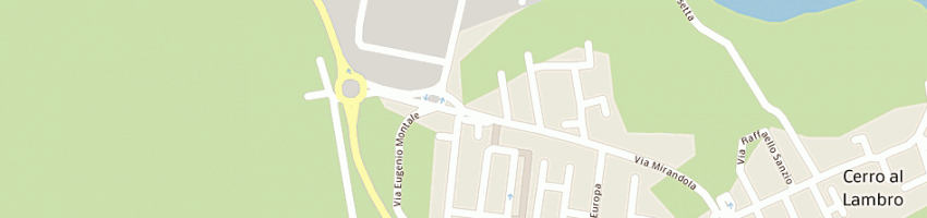 Mappa della impresa baggi g pietro snc di baggi attilio e baggi fabio a CERRO AL LAMBRO