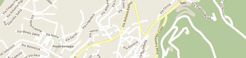 Mappa della impresa tessoni antonio pasquale a NUORO