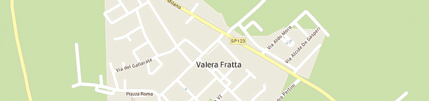 Mappa della impresa poste italiane a VALERA FRATTA