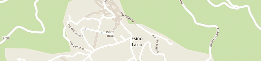 Mappa della impresa albergo centrale a ESINO LARIO