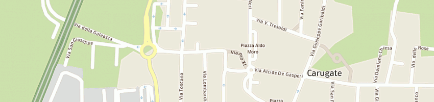 Mappa della impresa parrocchia di sandrea apostolo a CARUGATE