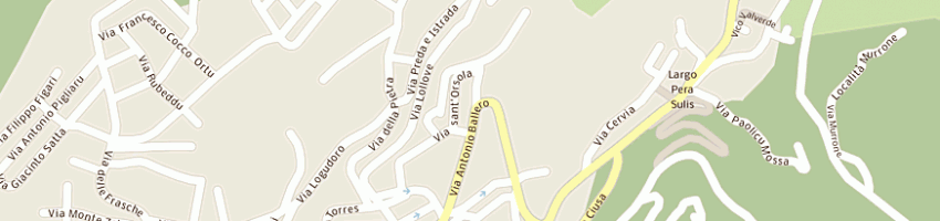 Mappa della impresa arredamenti il setaccio a NUORO