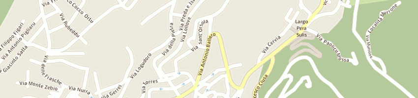 Mappa della impresa manca giuseppino arti funerarie marmi e graniti a NUORO