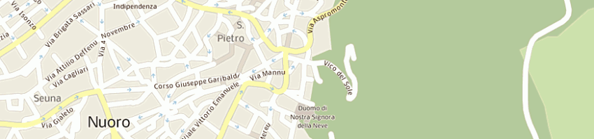 Mappa della impresa soprintendenza archeologica provsassari e nuoro a NUORO