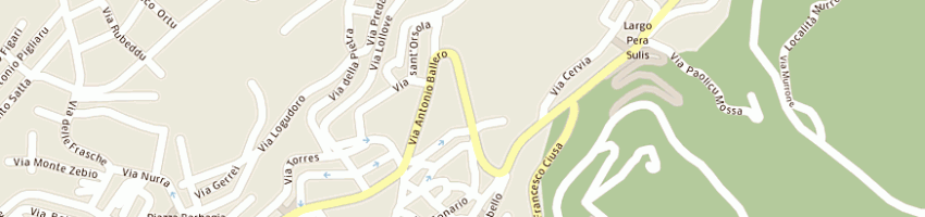 Mappa della impresa allestil snc a NUORO