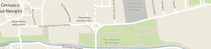 Mappa della impresa ristorante pizzeria da peppino e lia a CERNUSCO SUL NAVIGLIO