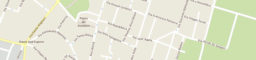 Mappa della impresa supermercati big (srl) a CONCOREZZO