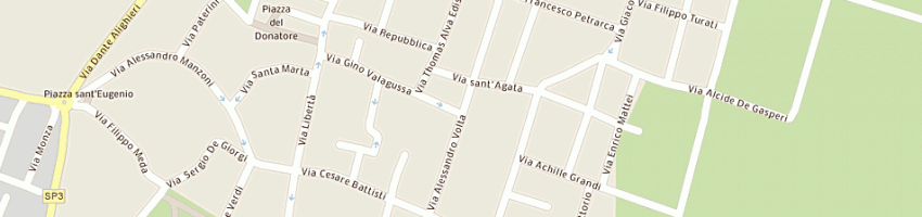 Mappa della impresa ghidini maurizio a CONCOREZZO