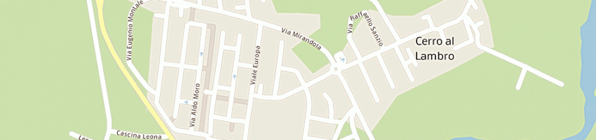 Mappa della impresa scuola elementare e media a CERRO AL LAMBRO