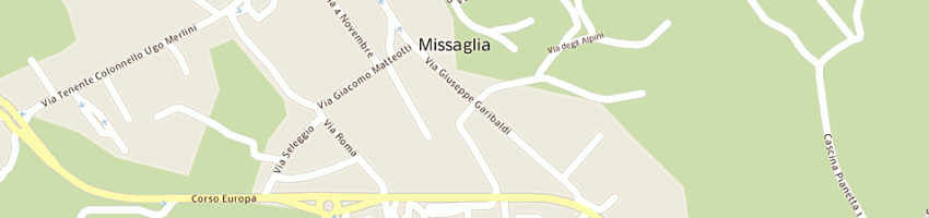 Mappa della impresa palestra centro sport e salute bu sen a MISSAGLIA