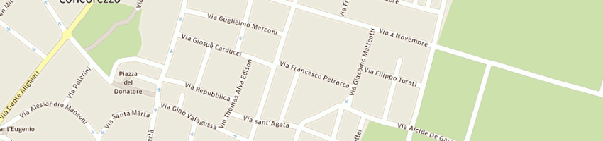 Mappa della impresa rg color snc di riva giorgio e c a CONCOREZZO