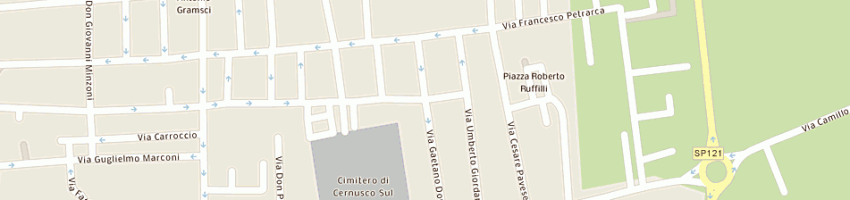 Mappa della impresa aurora srl a CERNUSCO SUL NAVIGLIO