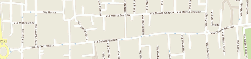 Mappa della impresa brambillasca pier giorgio a CARUGATE